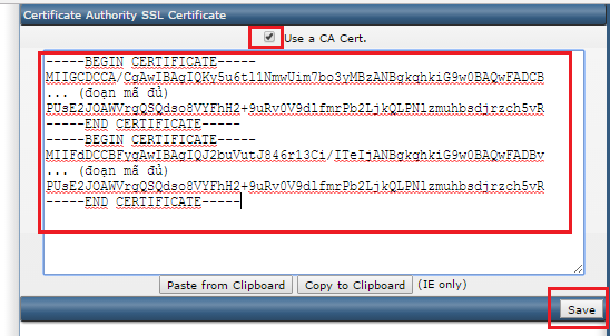 Certificate Authority SSL Certificate