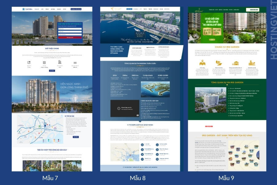 mẫu thiết kế website bất động sản đẹp