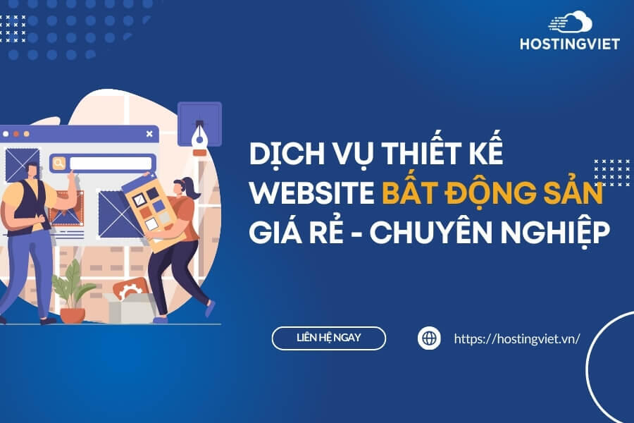 thiết kế website bất động sản