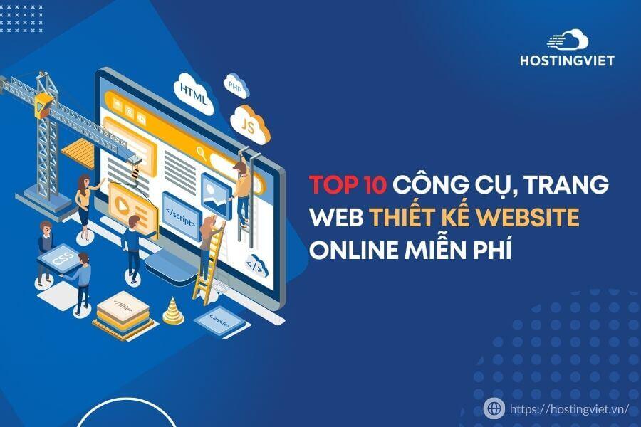 thiết kế website online