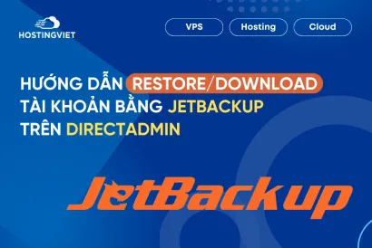 Hướng dẫn Restore/Download tài khoản bằng Jetbackup trên Directadmin