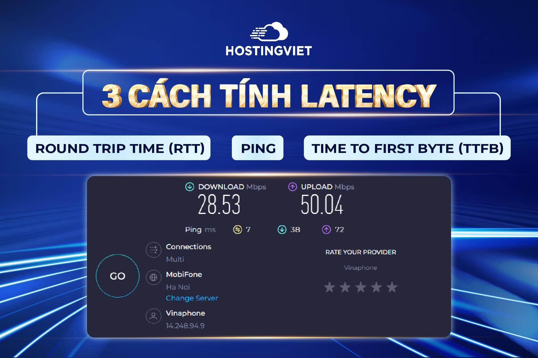 3 cách tính Latency