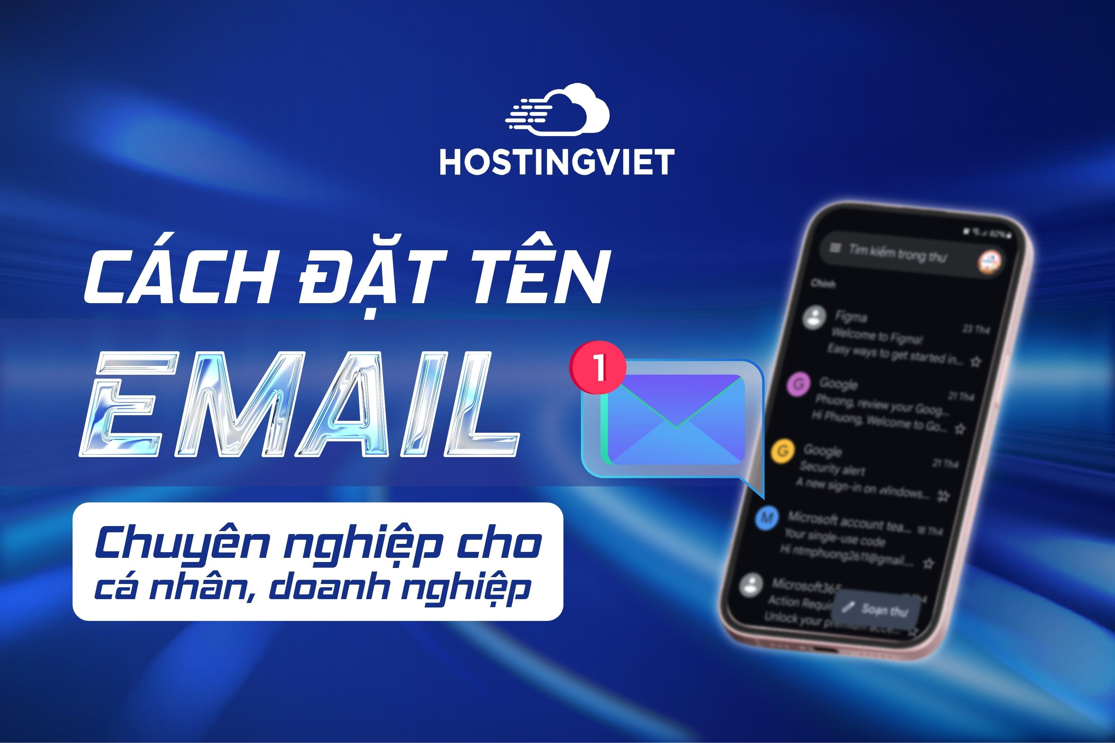 cách đặt tên email chuyên nghiệp
