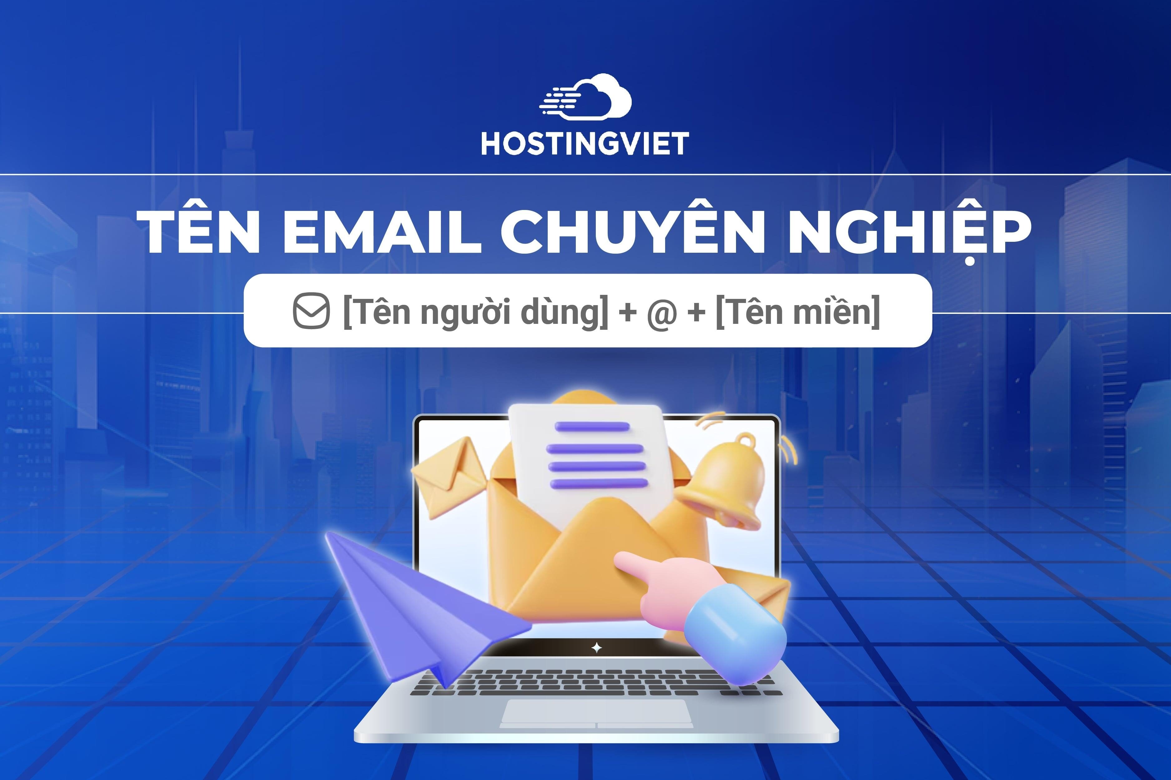 cấu trúc một tên email chuyên nghiệp