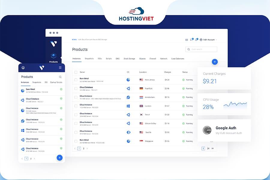 Đơn vị cho thuê thuê VPS nước ngoài - Vultr