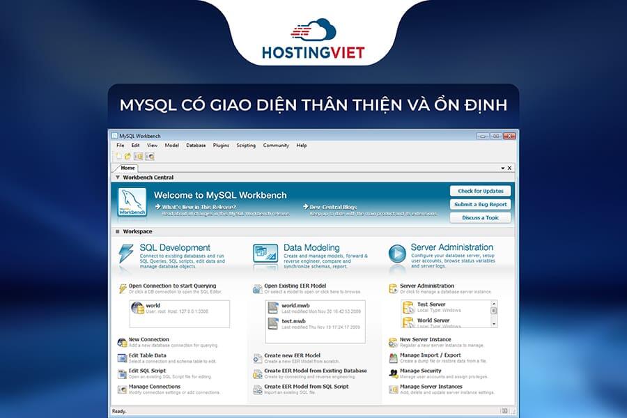 mysql có giao diện thân thiện mysql có giao diện thân thiện