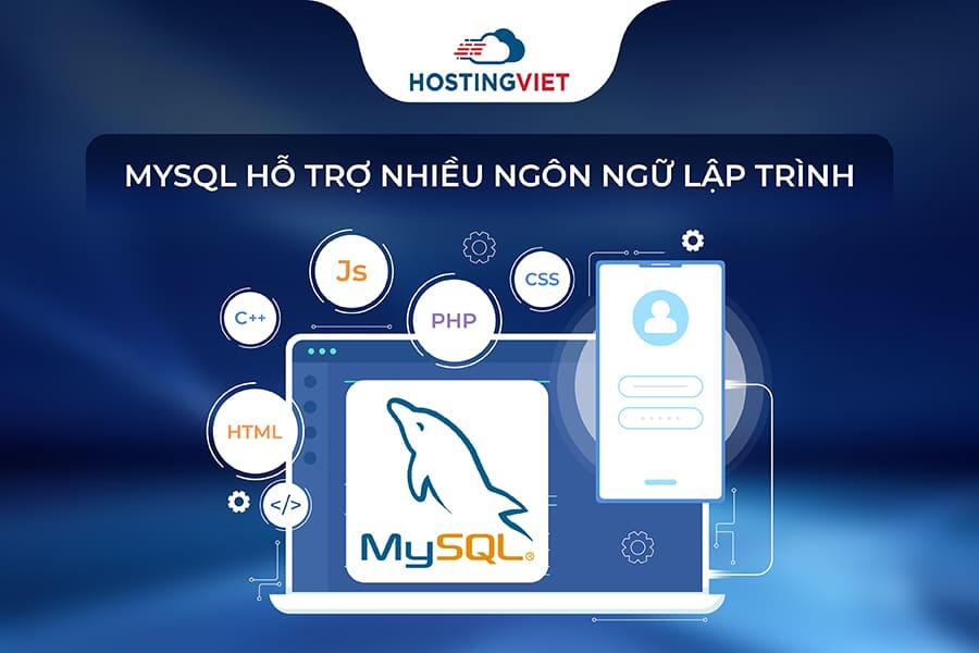 MySQL hỗ trợ nhiều ngôn ngữ lập trình MySQL hỗ trợ nhiều ngôn ngữ lập trình