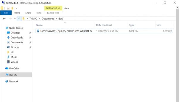 Cách 2: Sao chép từng tệp lên VPS