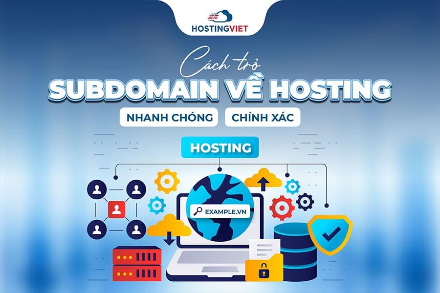 Cách trỏ subdomain về hosting
