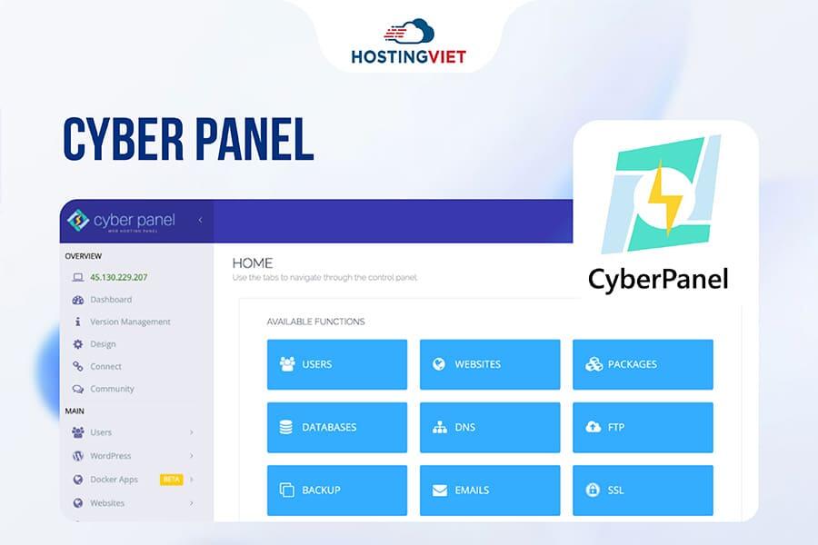 Control panel miễn phí - CyberPanel
