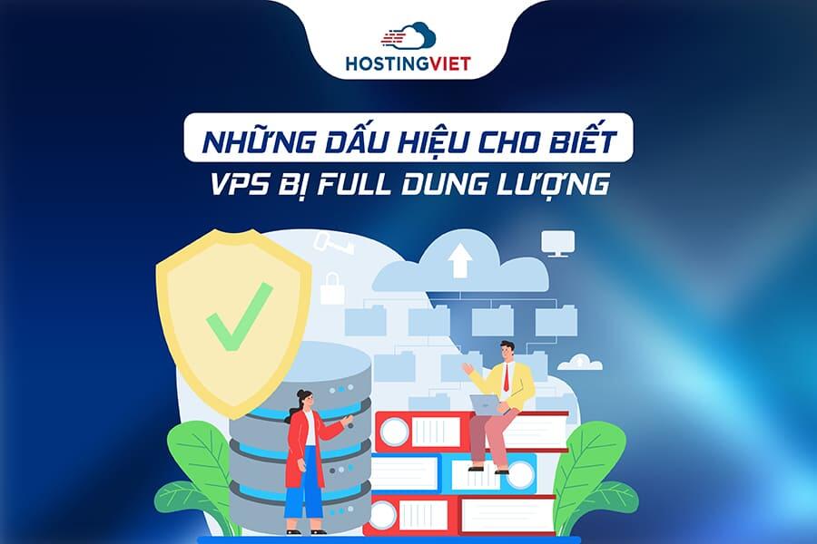 dấu hiệu cho biết VPS bị full dung lượng