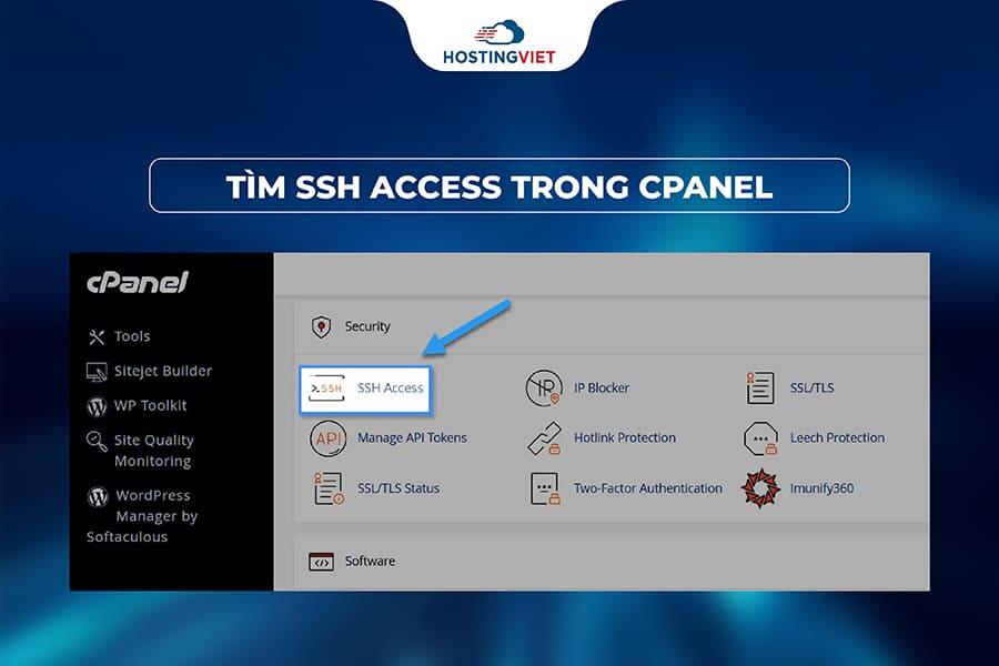 dùng SSH key trong cPanel truy cập Hosting dùng SSH key trong cPanel truy cập Hosting