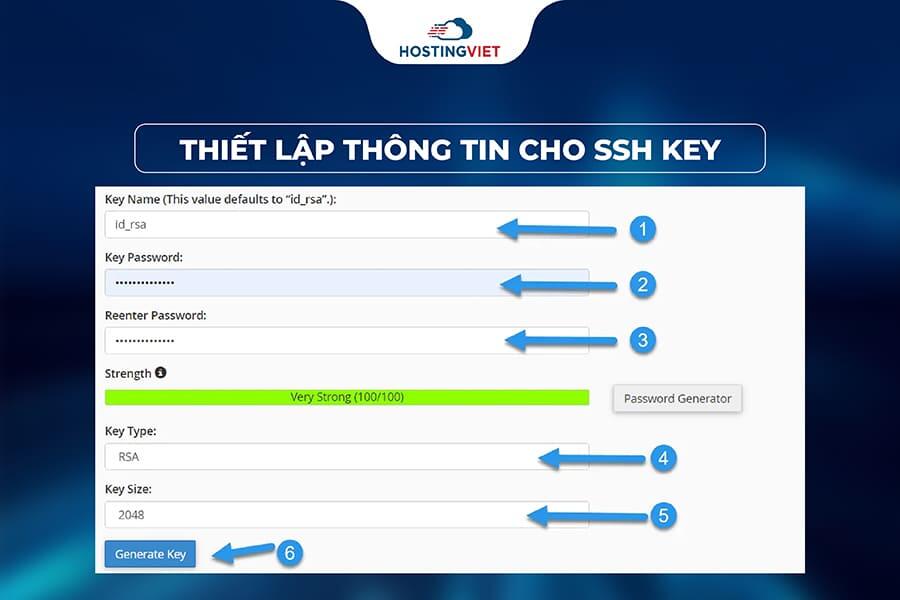 dùng SSH key trong cPanel truy cập Hosting dùng SSH key trong cPanel truy cập Hosting