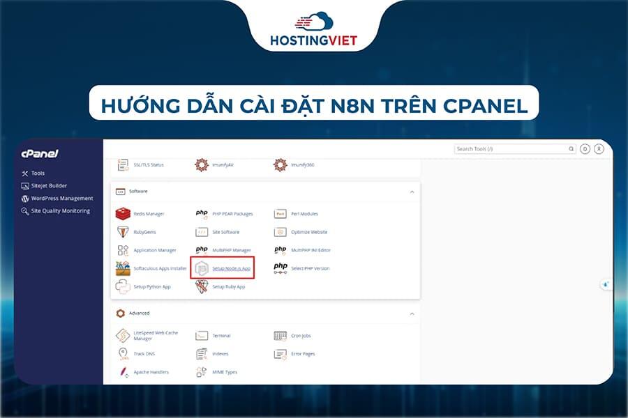 Hướng dẫn cài đặt n8n trên cPanel