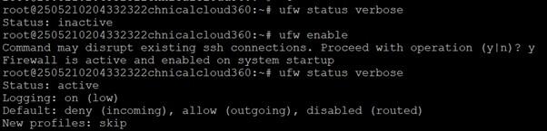 cấu hình quản lý Firewall