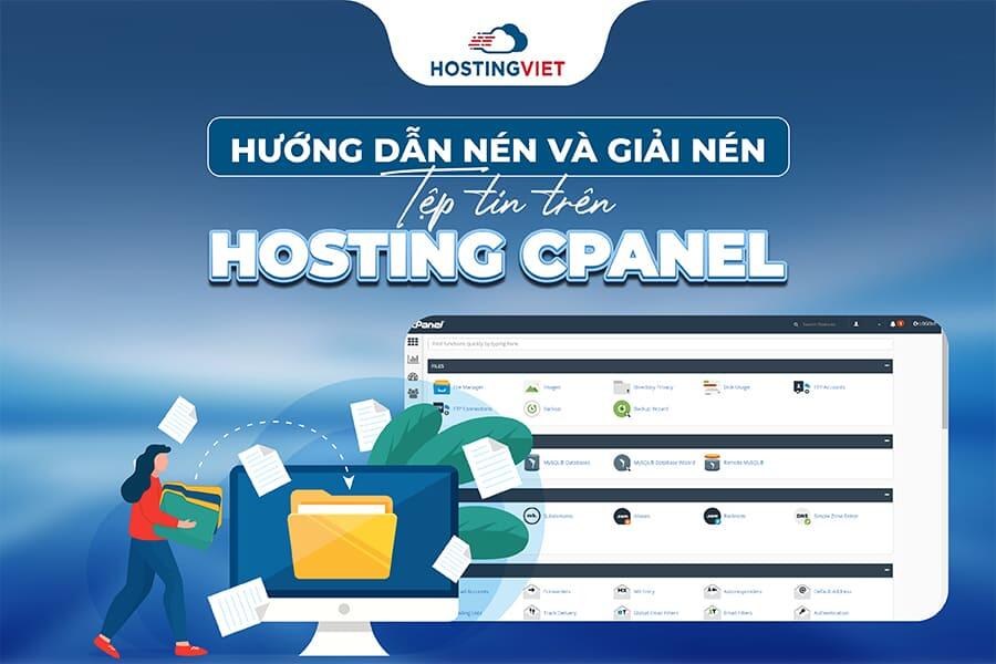 nén và giải nén tệp tin trên hosting cPanel