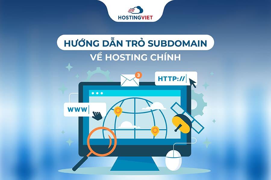 trỏ Subdomain về hosting chính