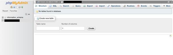 import database trên hosting cPanel - Bước 3