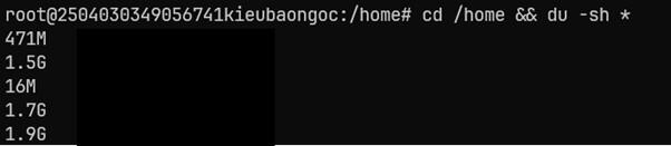 kiểm tra VPS bị full dung lượng kiểm tra VPS bị full dung lượng