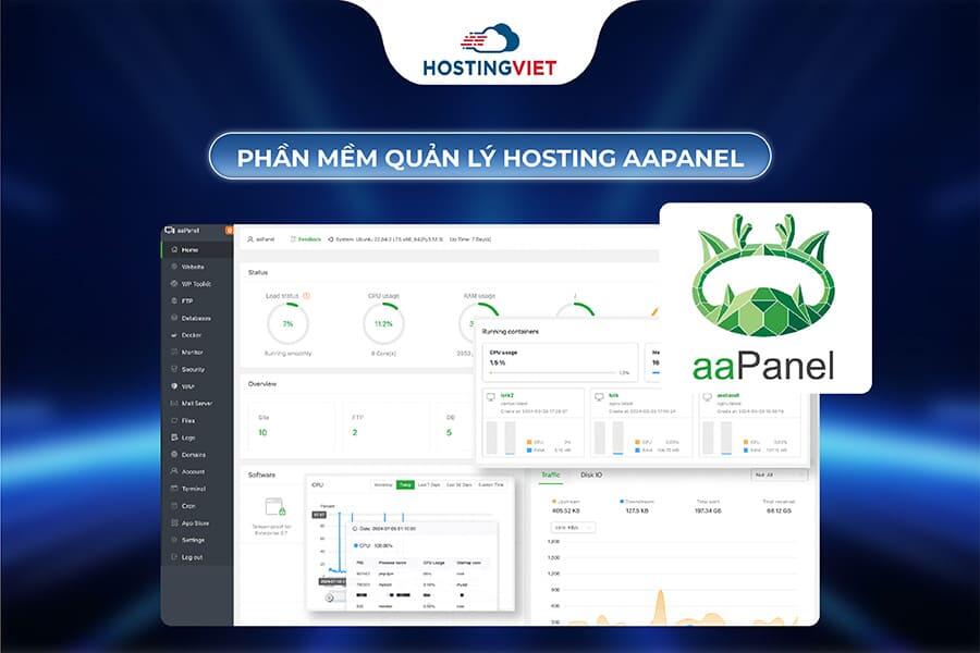 Phần mềm quản l&yacute; hosting aaPanel