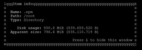 Cách sử dụng NCDU để kiểm tra dung lượng ổ cứng trên VPS/Server