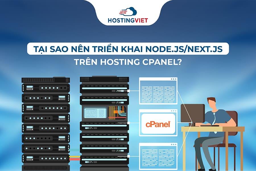 Tại sao nên triển khai Node.js/Next.js trên hosting cPanel?
