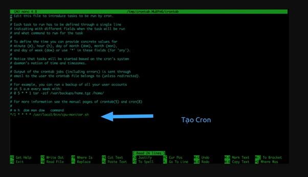 Tạo Bot kiểm tra dung lượng VPS - Bước 3