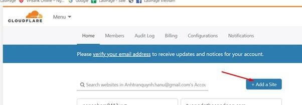 Trỏ domain bằng các dịch vụ NameServer trung gian - Bước 1