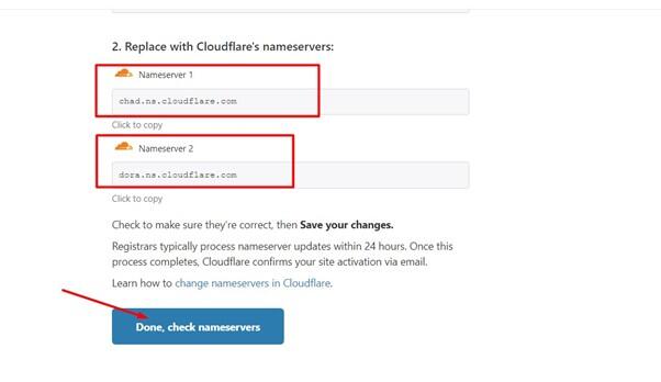 Trỏ domain bằng các dịch vụ NameServer trung gian - Bước 1.1
