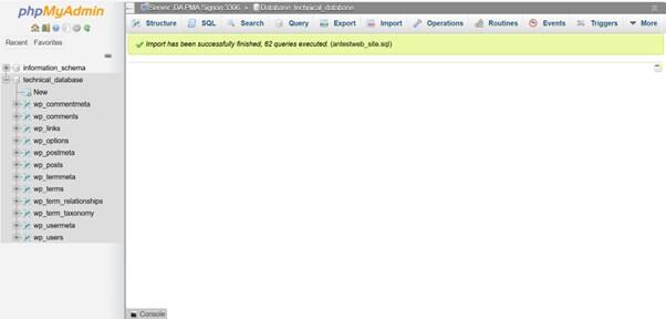 Bước 5: Import dữ liệu từ hosting cũ vào VPS mới Bước 5: Import dữ liệu từ hosting cũ vào VPS mới