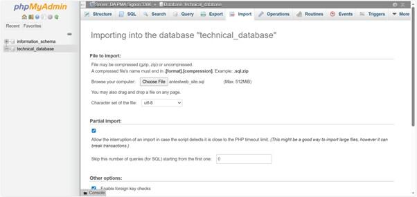 Bước 5: Import dữ liệu từ hosting cũ vào VPS mới Bước 5: Import dữ liệu từ hosting cũ vào VPS mới