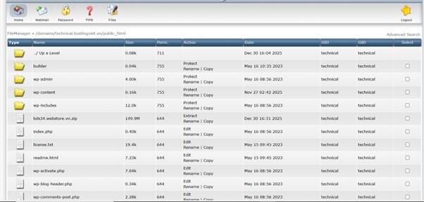 Bước 6: Upload source code website lên VPS Bước 6: Upload source code website lên VPS