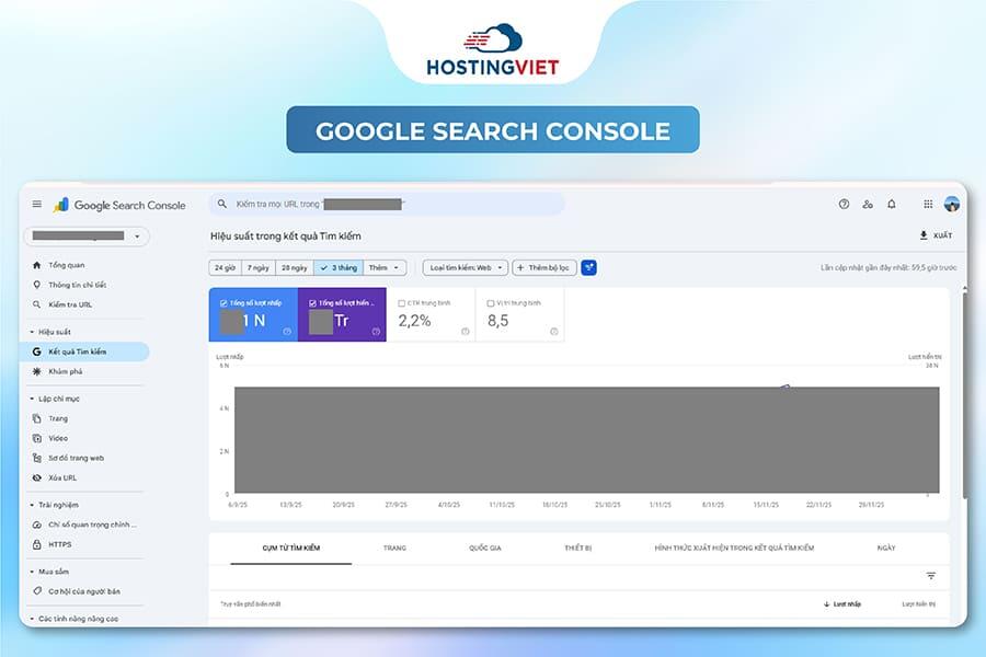 C&ocirc;ng cụ Google Search Console