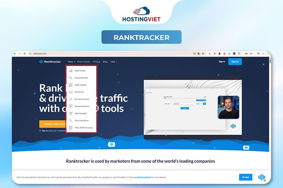 C&ocirc;ng cụ Rank Tracker