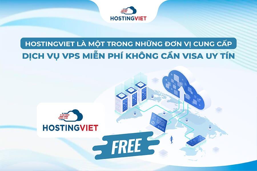 HostingViet cho phép đăng ký VPS free không cần Visa
