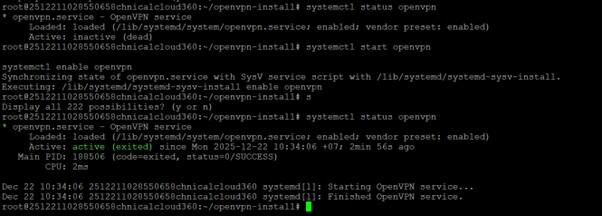 Tạo VPN tr&ecirc;n VPS Linux - Bước 4