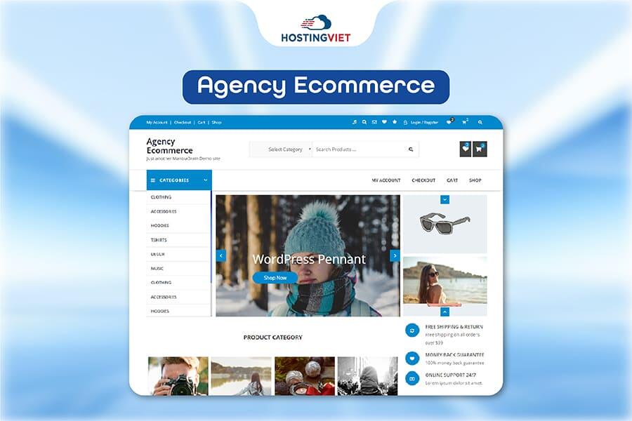 Theme wordpress bán hàng Agency Ecommerce