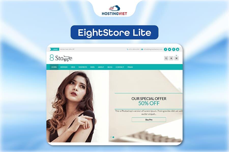 Theme wordpress bán hàng EightStore Lite