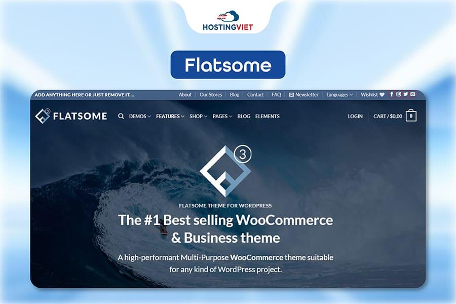 Theme wordpress bán hàng Flatsome
