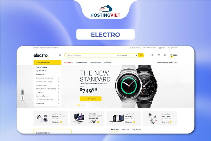 Theme wordpress đẹp - Electro