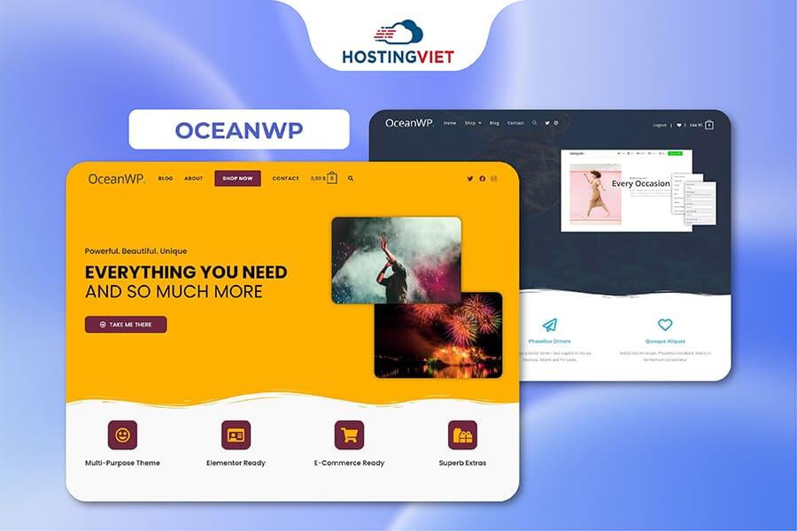 Theme wordpress đẹp - OceanWP