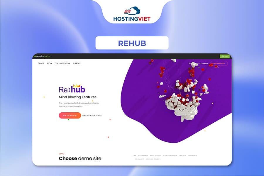 Theme wordpress đẹp - REHub