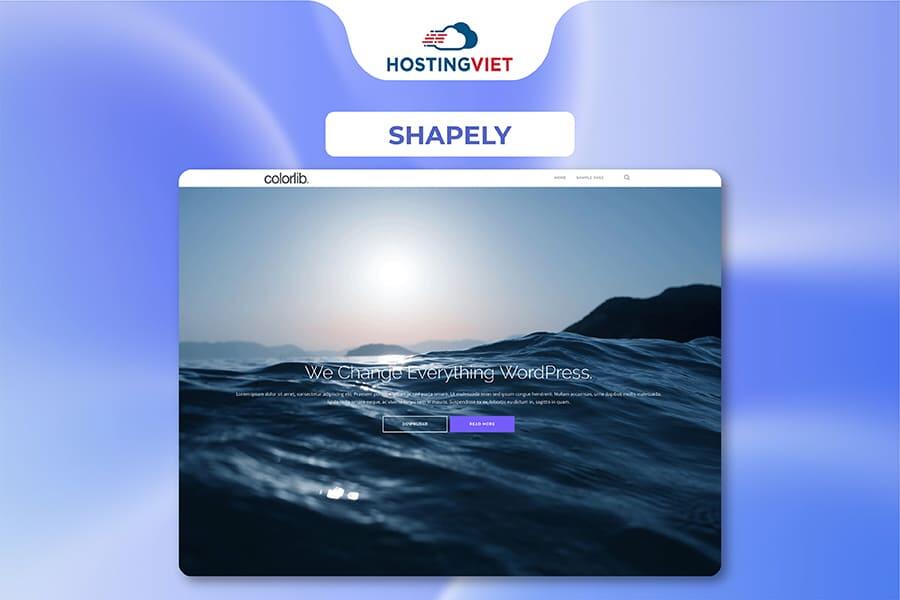 Theme wordpress đẹp - Shapely