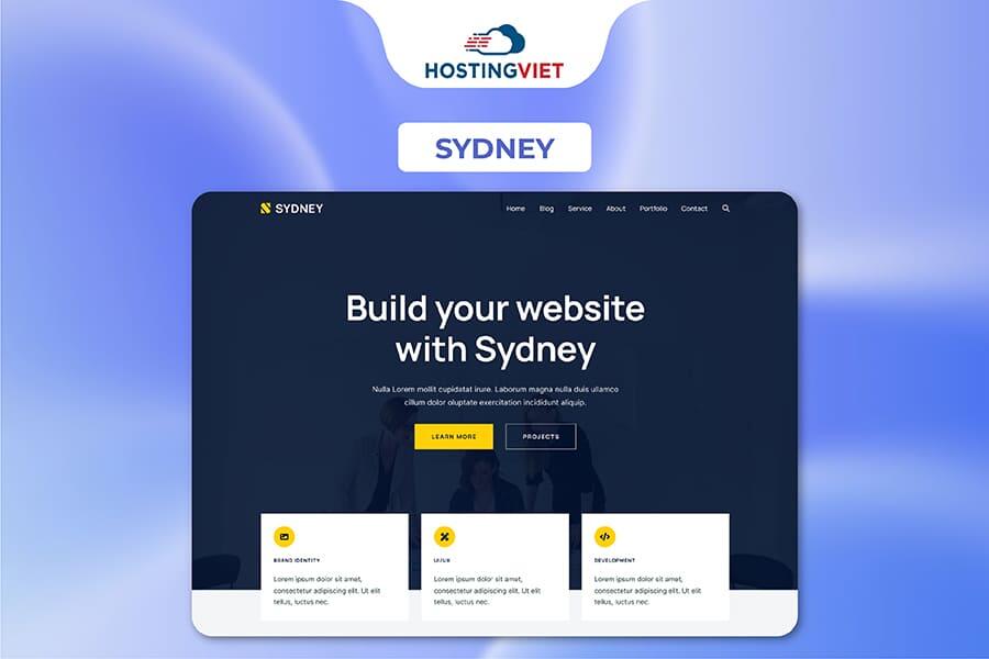 Theme wordpress đẹp - Sydney