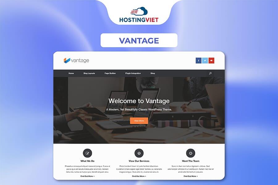 Theme wordpress đẹp - Vantage