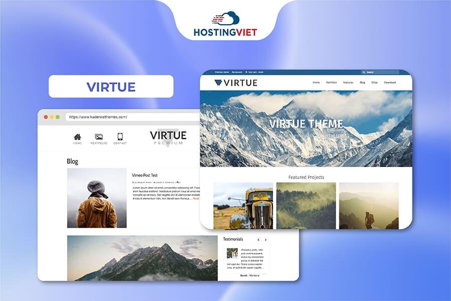 Theme wordpress đẹp - Virtue