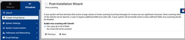 Thiết lập quét virus với file mail Thiết lập quét virus với file mail