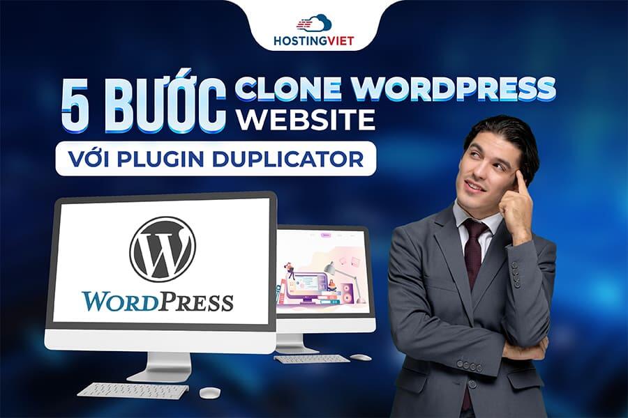 Clone wordpress website với plugin Duplicator