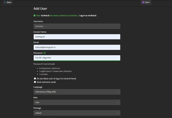 Nhập th&ocirc;ng tin người d&ugrave;ng