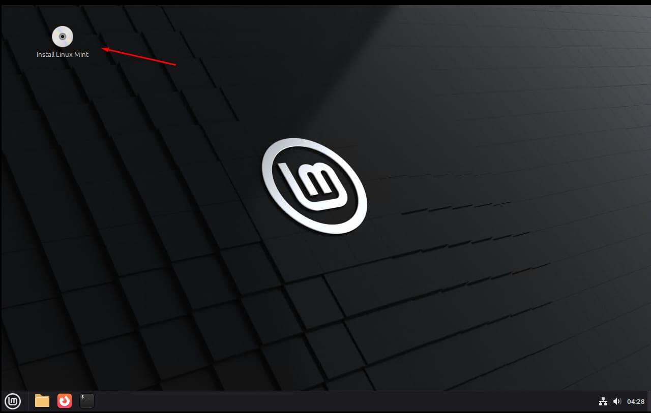 Bước 4: Bắt đầu cài đặt Linux Mint Bước 4: Bắt đầu cài đặt Linux Mint